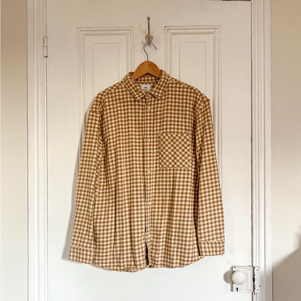 Men’s Cotton, Flannel, Checkered Shirt